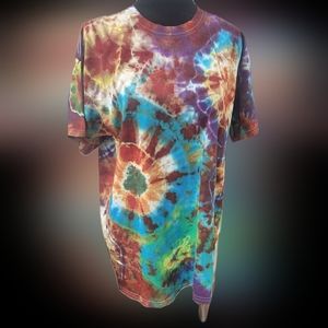 Handmade Geode unisex tie-dyed t-shirt.